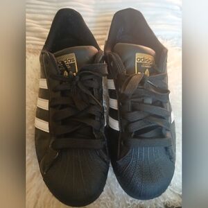 Adidas SUPERSTAR Black Sz 9 Mens